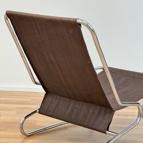 Armchairs in brown manchaster fabric, 1970s - Beyo Vintage