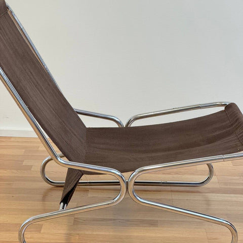Armchairs in brown manchaster fabric, 1970s - Beyo Vintage