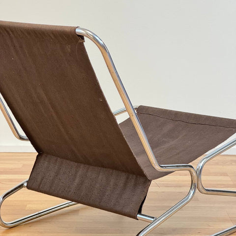 Armchairs in brown manchaster fabric, 1970s - Beyo Vintage