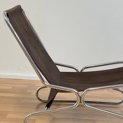 Armchairs in brown manchaster fabric, 1970s - Beyo Vintage