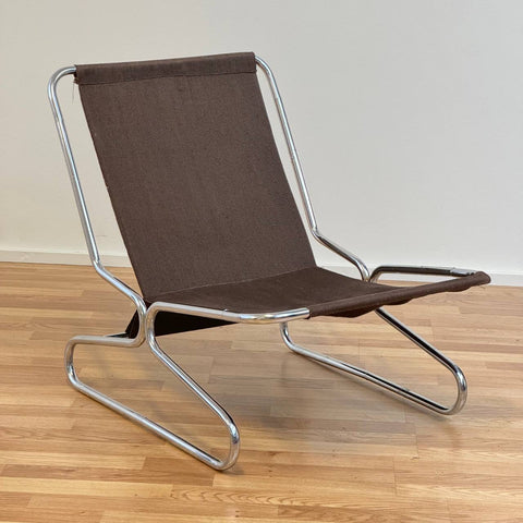 Armchairs in brown manchaster fabric, 1970s - Beyo Vintage