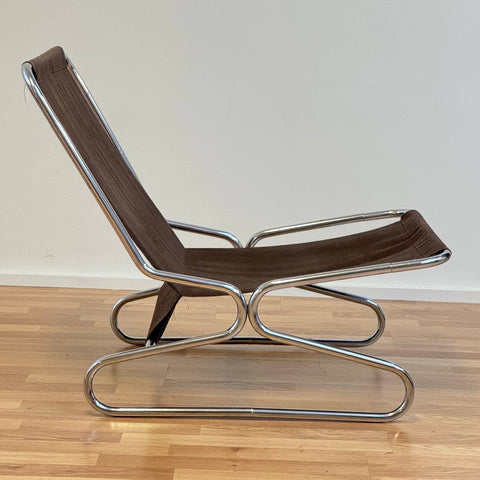 Armchairs in brown manchaster fabric, 1970s - Beyo Vintage