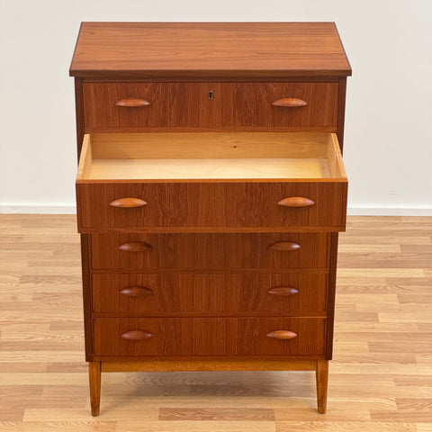 Chest of drawers in oak & teak - Beyo Vintage