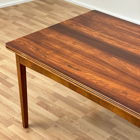 Dining table in rosewood with 2 ext, DK - Beyo Vintage