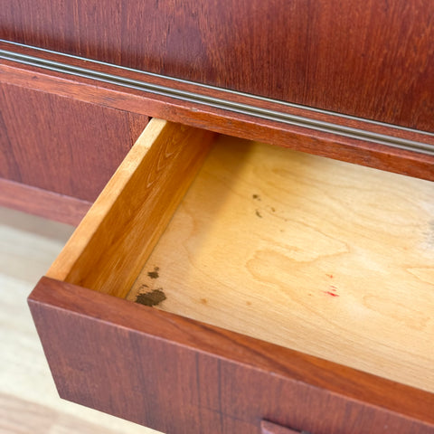 Highboard in teak, 1950s-60s, Denmark - Beyo Vintage