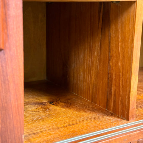 Highboard in teak, 1950s-60s, Denmark - Beyo Vintage