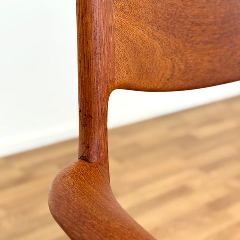 Set of 2 boomerang armchairs in solid teak by Alfred Christensen, 1950s-60s, Denmark - Beyo Vintage