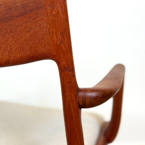 Set of 2 boomerang armchairs in solid teak by Alfred Christensen, 1950s-60s, Denmark - Beyo Vintage
