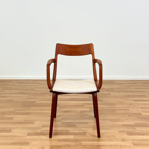 Set of 2 boomerang armchairs in solid teak by Alfred Christensen, 1950s-60s, Denmark - Beyo Vintage