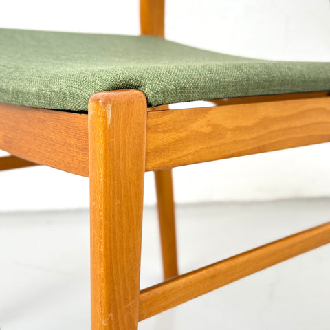 Set of 4 dining chairs in beech, 1950s-60s - Beyo Vintage