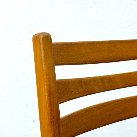 Set of 4 dining chairs in beech, 1950s-60s - Beyo Vintage