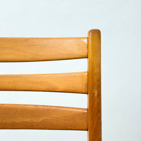 Set of 4 dining chairs in beech, 1950s-60s - Beyo Vintage