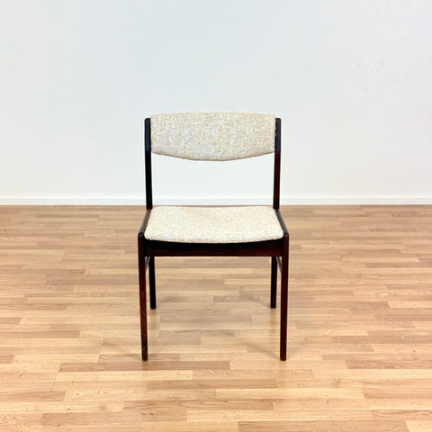 Set of 4 dining chairs in dark wood, 1950s-60s, Denmark - Beyo Vintage