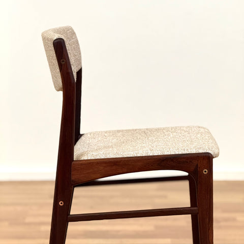 Set of 6 chairs in solid wood, 1950s-60s, Denmark - Beyo Vintage
