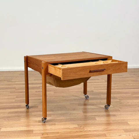 Side table, trolley in teak, 1950s-60s, Denmark - Beyo Vintage