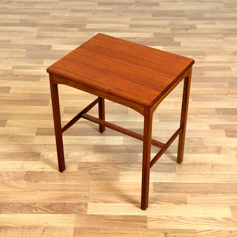 Side table “October” in teak by Carl Malmsten, 1950s-60s, Sweden