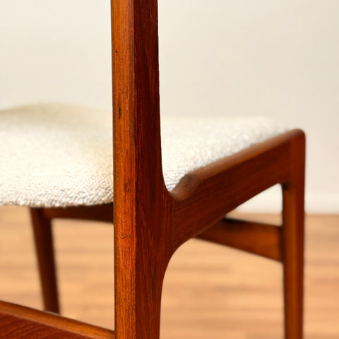 Set of 4 dining chairs in teak by Erik Buch, 1950s-60s, Denmark