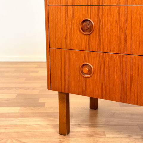 Chest of drawers in teak, 1950s-60s, Sweden