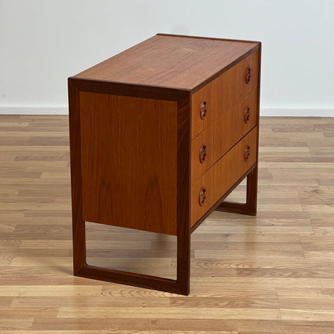 Chest of drawers, in teak by Arne Wahl Iversen, Ikea - Beyo Vintage