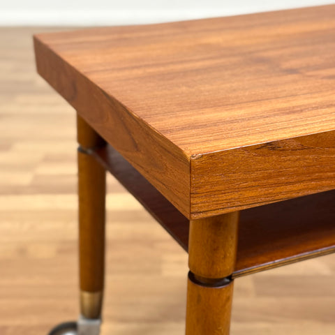 Side table / Trolley in teak, 1950s-60s, Denmark - Beyo Vintage