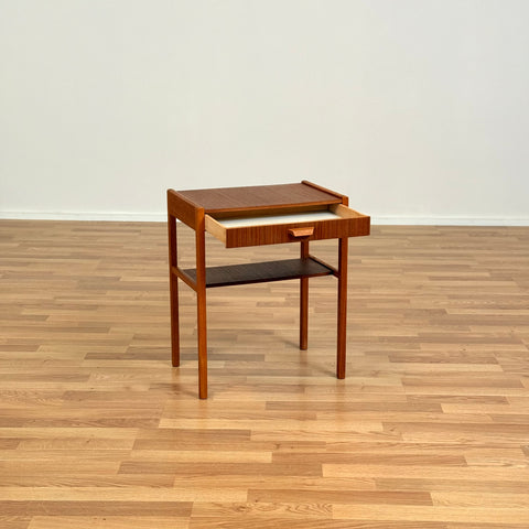 Set of 2 bedside tables in teak, 1950s-60s, Sweden