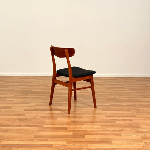 Set of 4 dining chairs in teak & beech by Findahl, 1950s-60s, Denmark