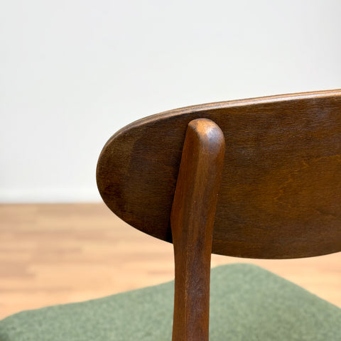 Set of 6 dining chairs in teak and beech, model Boel, Ikea, 1960s, Sweden - Beyo Vintage