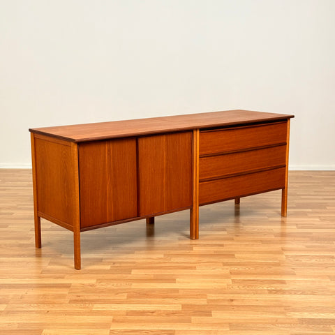 Sideboard in teak & beech by B. Fridhagen