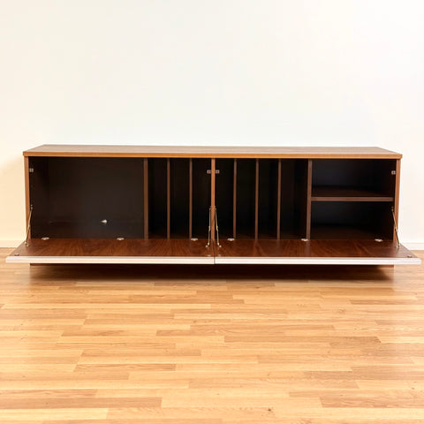 Sideboard "Mambo" in walnut by Jan Ole Ertzeid, 1970s, Denmark - Beyo Vintage
