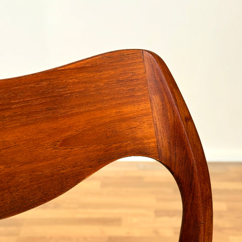 Set of 6 dining chairs in teak designed by Niels O. Moller, model '71', 1950s-60s, Denmark