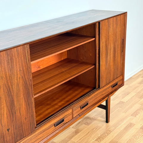 Highboard in Santos rosewood by Vemb møbelfabrik, 1950s-60s, Denmark - Beyo Vintage