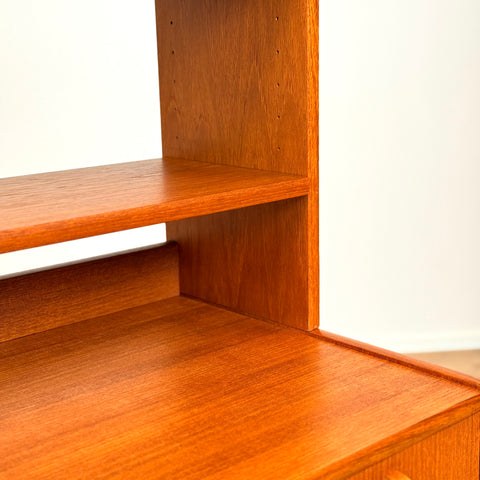 Bookshelf in teak by B. Fridhagen for Bodafors