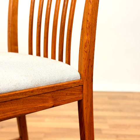 Dining chairs in walnut by Svante Skogh