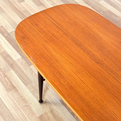 Coffee table in teak & oak, 1950s-60s, Denmark