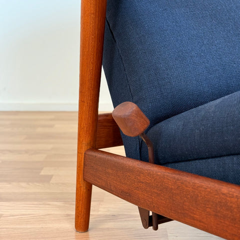 Armchair in solid teak by Stokke Møbelfabrikk, 1950s-60s, Norway - Beyo Vintage