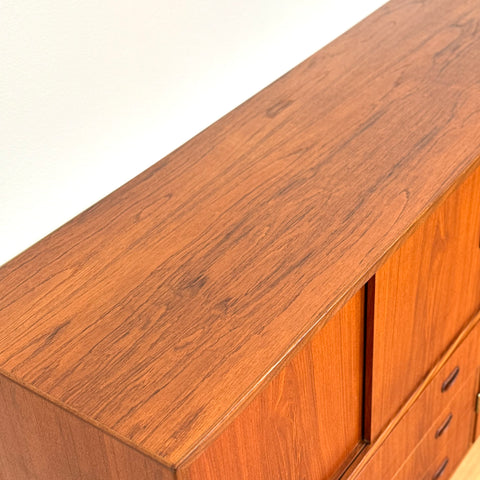 Highboard in teak, 1950s-60s, Denmark - Beyo Vintage