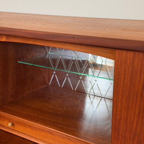 Highboard in teak, 1960s-70s, Denmark - Beyo Vintage