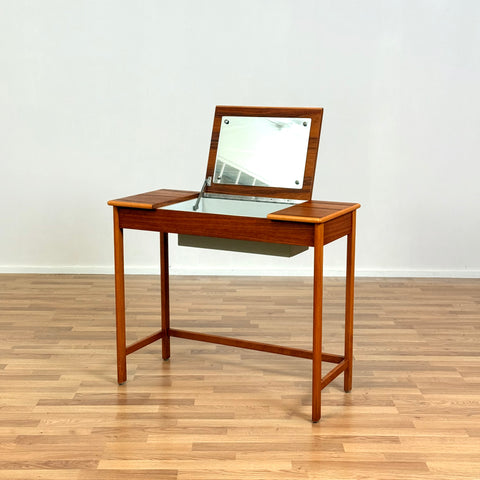 Dressing table / Writing desk in teak, 1950-60s, Sweden