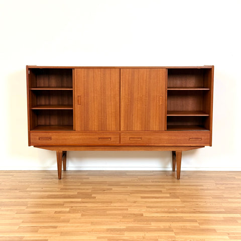 Highboard in teak by P. Westergaard Møbelfabrik, 1950s-60s, Denmark - Beyo Vintage