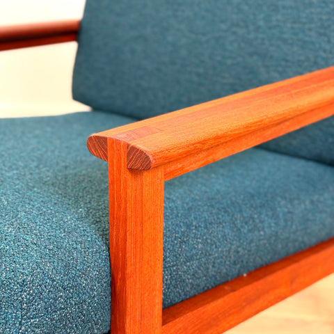 Armchairs in solid teak by Illum Wikkelsö, 1950s-60s, Denmark