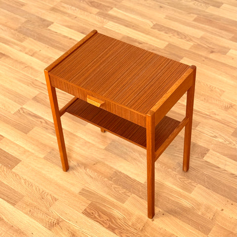 Set of 2 bedside tables in teak, 1950s-60s, Sweden
