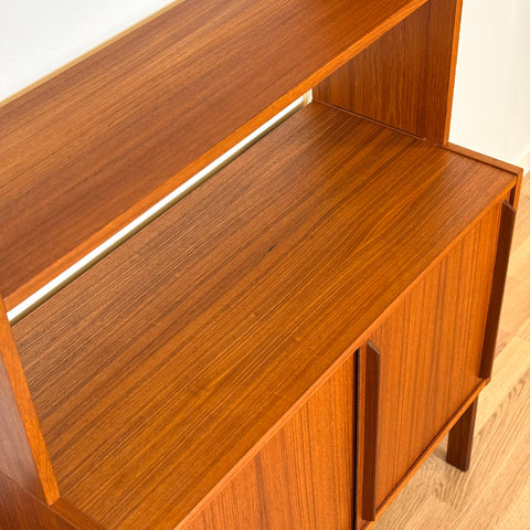 Bookshelf system in teak, 6 sections, 1950s-60s, Sweden - Beyo Vintage
