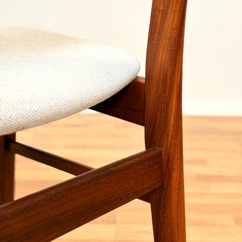Set of 4 dining chairs in teak by Findahl, 1950s-60s, Denmark