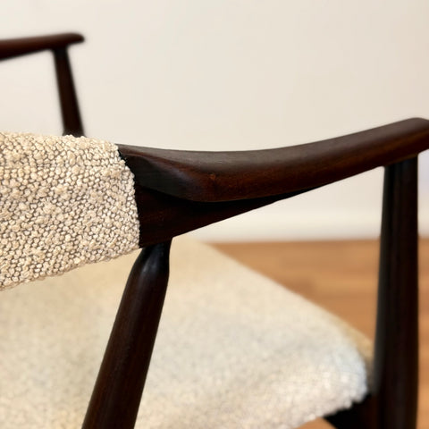 Set of 6 dining chairs in teak & beech by Thomas Harlev for Farstrup, model 213, 1950s-60s, Denmark