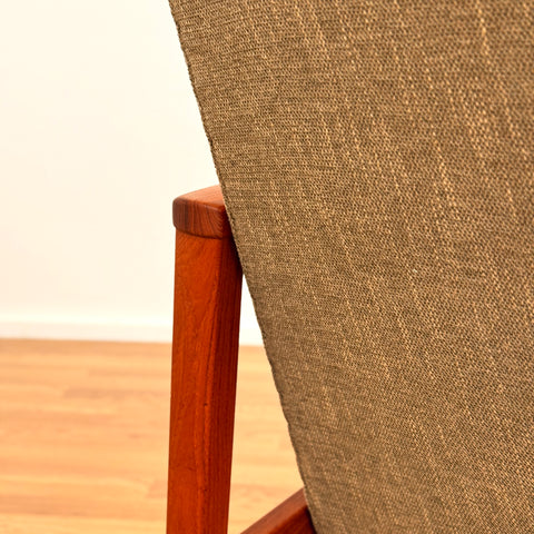 Armchair in solid teak, 1950s-60s Denmark