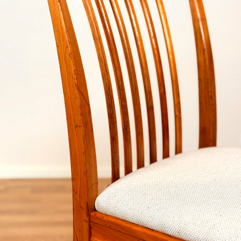 Dining chairs in walnut by Svante Skogh