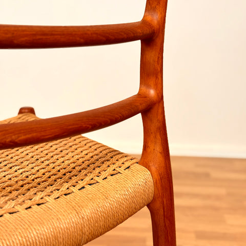 Dining chairs in teak by Niels O. Moller