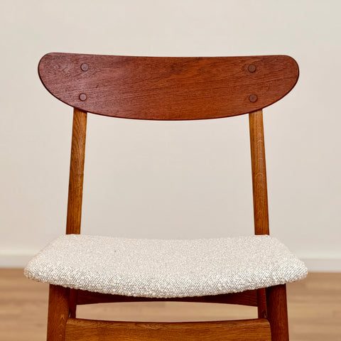 Single chair in teak & solid oak - Beyo Vintage