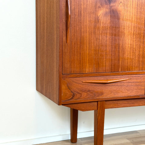 Highboard in teak, 1950s-60s, Denmark - Beyo Vintage