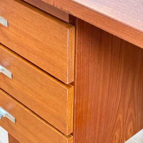 Writing desk in teak, Denmark, 1950-60s. - Beyo Vintage